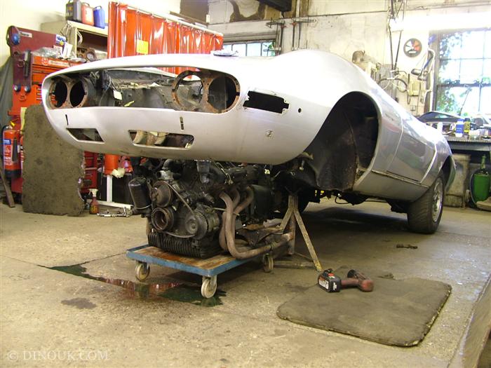 Fiat Dino Spider Stripped